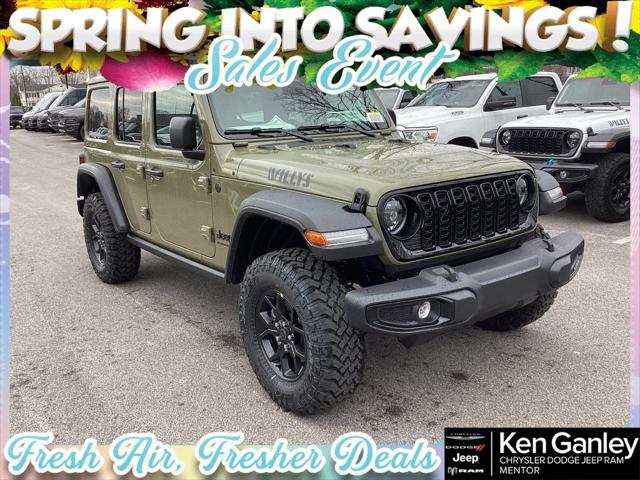 2026 Jeep Wrangler WRANGLER 4-DOOR WILLYS 2026 Jeep Wrangler WRANGLER 4-DOOR WILLYS