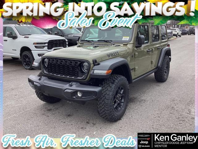 2026 Jeep Wrangler WRANGLER 4-DOOR WILLYS 2026 Jeep Wrangler WRANGLER 4-DOOR WILLYS
