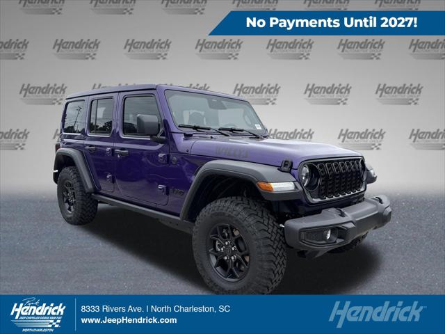 2026 Jeep Wrangler 4-Door Willys 4x4 for sale in North Charleston, SC