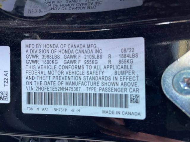 2022 Honda Civic Sedan