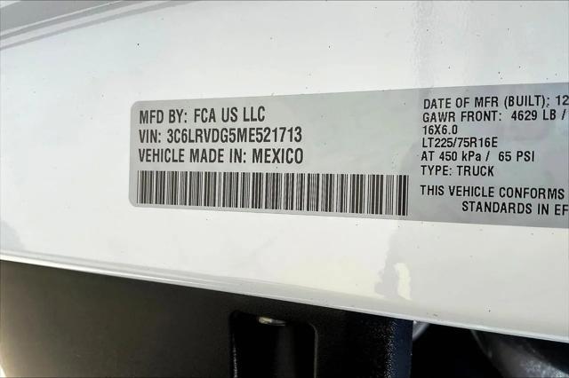 2021 Ram ProMaster 2500 Cargo Van High Roof 159" WB