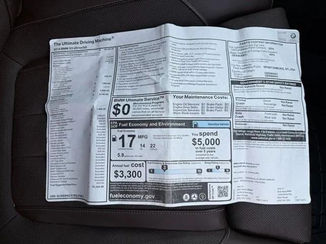 2014 BMW X5 xDrive50i