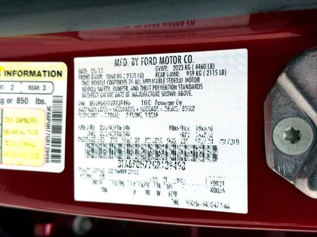 2016 Ford Fusion SE