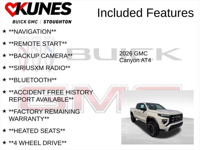 2026 GMC Canyon AT4, 4WD