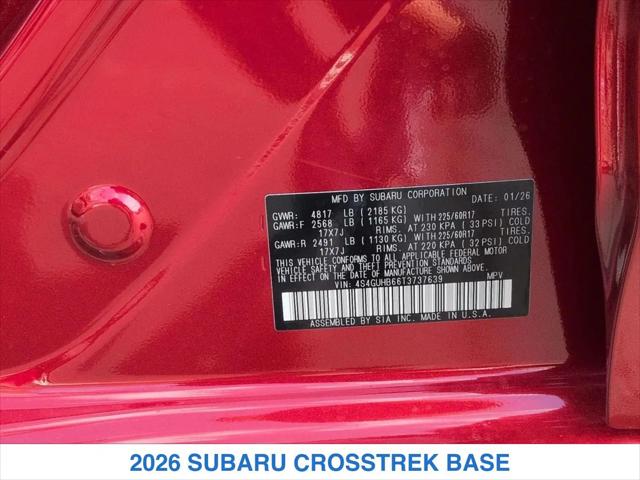 2026 Subaru Crosstrek Standard
