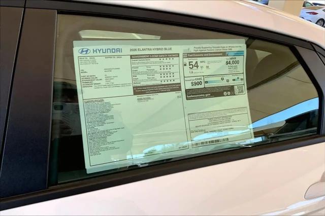 2026 Hyundai Elantra Hybrid Blue