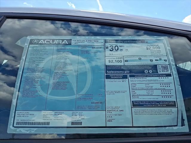 2026 Acura Integra FWD A-Spec with Technology