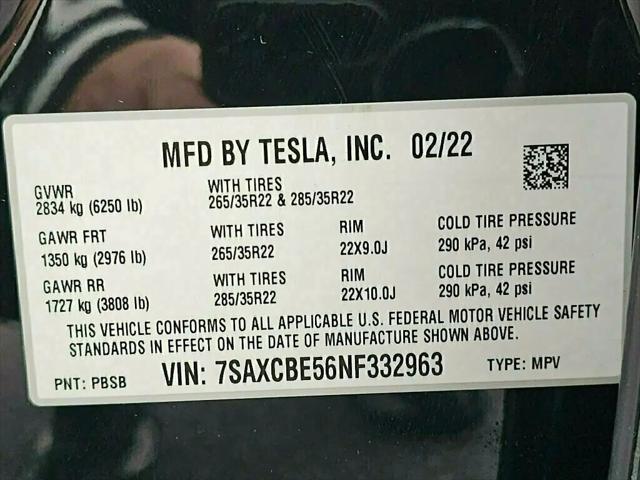 2022 Tesla Model X Dual Motor All-Wheel Drive