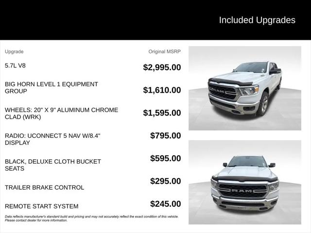 2022 Ram 1500 Big Horn Crew Cab 4x4 5'7" Box