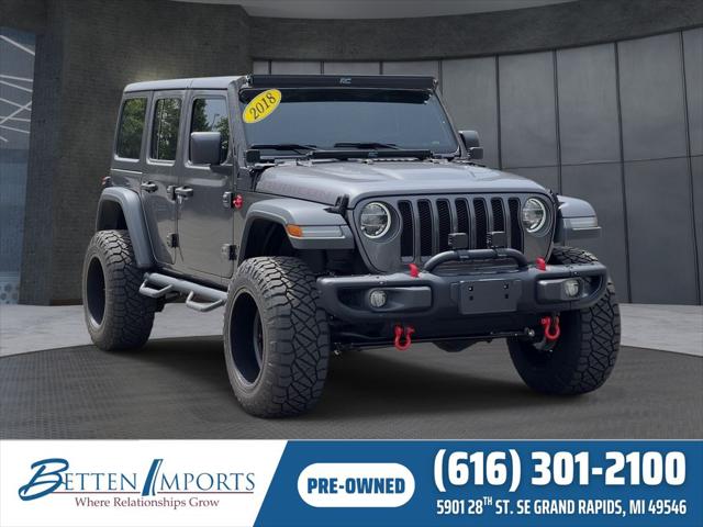 2018 Jeep Wrangler Unlimited Rubicon 4x4 for sale in Grand Rapids, MI