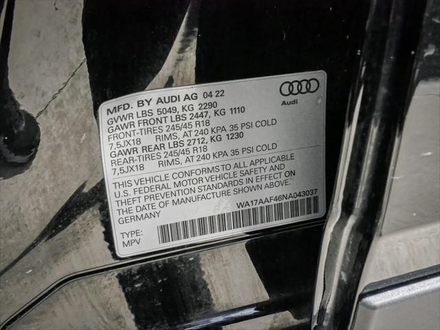 2022 Audi allroad Premium 45 TFSI quattro S tronic
