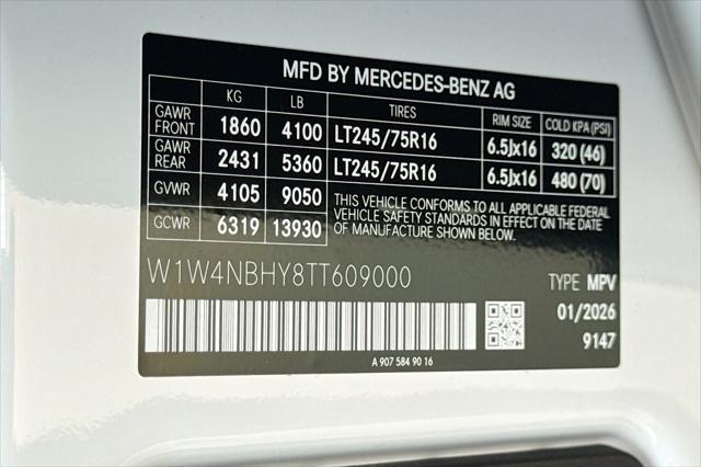 2026 Mercedes-Benz Sprinter 2500 Standard Roof 4-Cyl Diesel HO