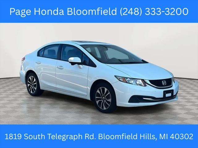 2014 Honda Civic EX for sale in Bloomfield Hills, MI
