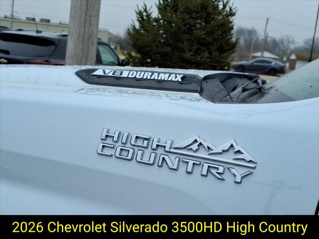 2026 Chevrolet Silverado 3500HD Crew Cab, Long Bed, High Country Dual Rear Wheel, RWD