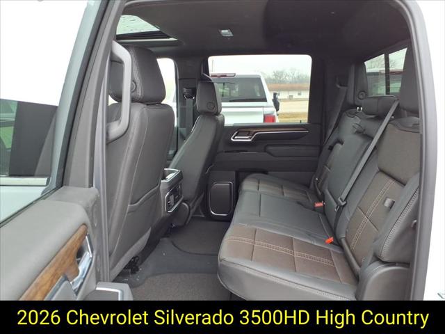 2026 Chevrolet Silverado 3500HD Crew Cab, Long Bed, High Country Dual Rear Wheel, RWD