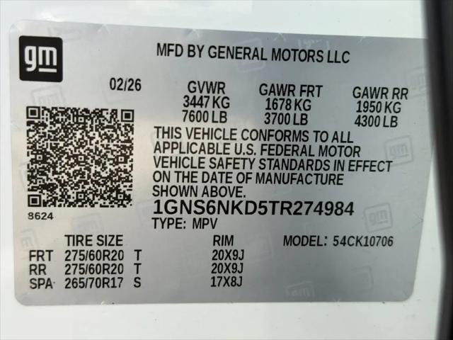 2026 Chevrolet Tahoe 4WD LT