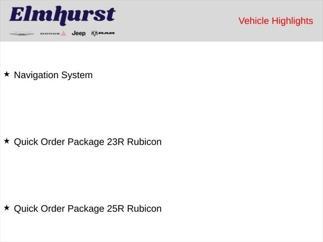 2023 Jeep Wrangler 4-Door Rubicon 4x4