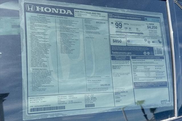 2026 Honda Prologue Touring