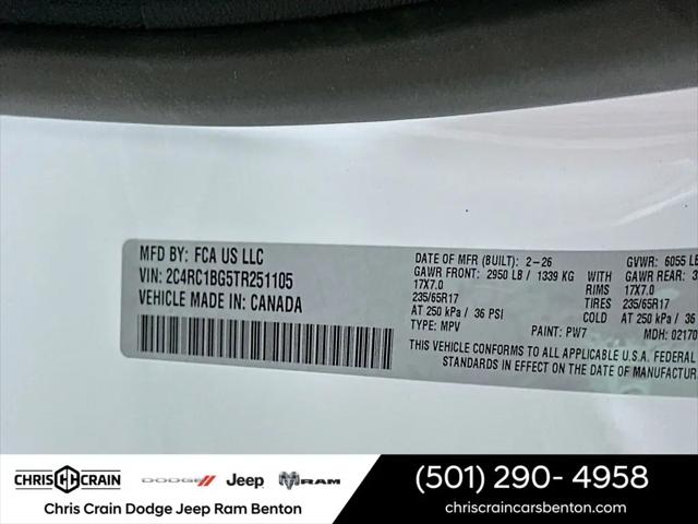 2026 Chrysler Pacifica Select