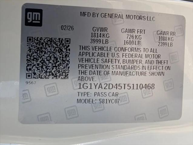 2026 Chevrolet Corvette Stingray Coupe, 1LT, RWD