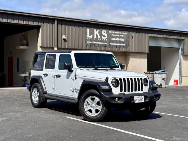2019 Jeep Wrangler Unlimited Sport S 4x4 for sale in Fresno, CA