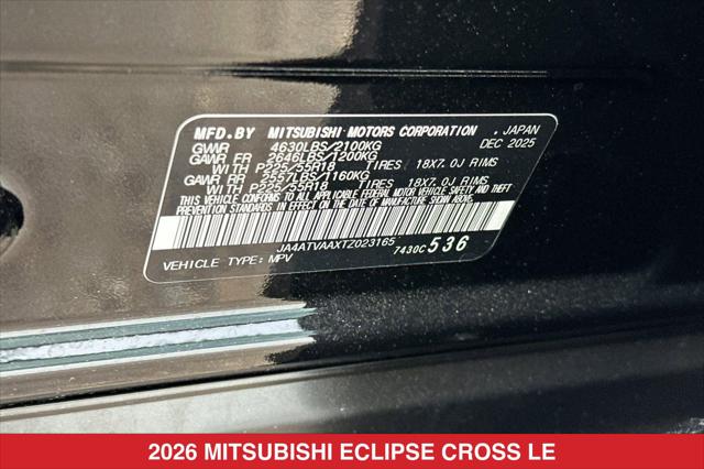 2026 Mitsubishi Eclipse Cross LE 1.5T S-AWC