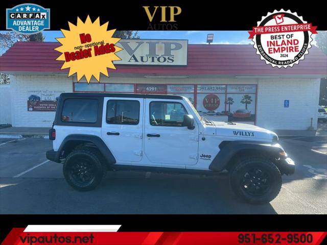 2022 Jeep Wrangler Unlimited Willys Sport 4x4 for sale in Hemet, CA