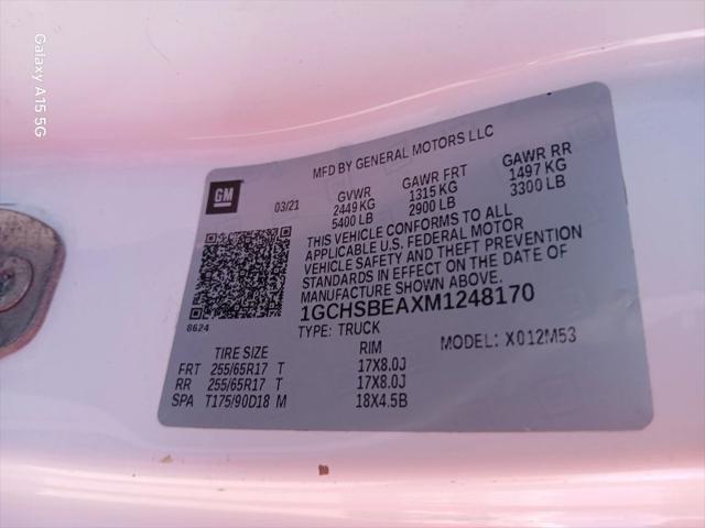 2021 Chevrolet Colorado 2WD Extended Cab Long Box WT