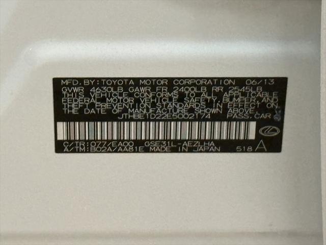2014 Lexus IS 350 350