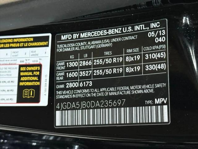 2013 Mercedes-Benz ML 350 ML 350