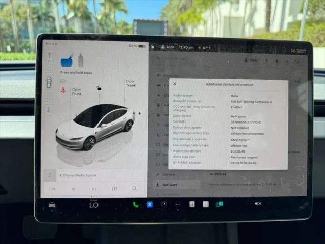 2024 Tesla Model 3 Rear-Wheel Drive