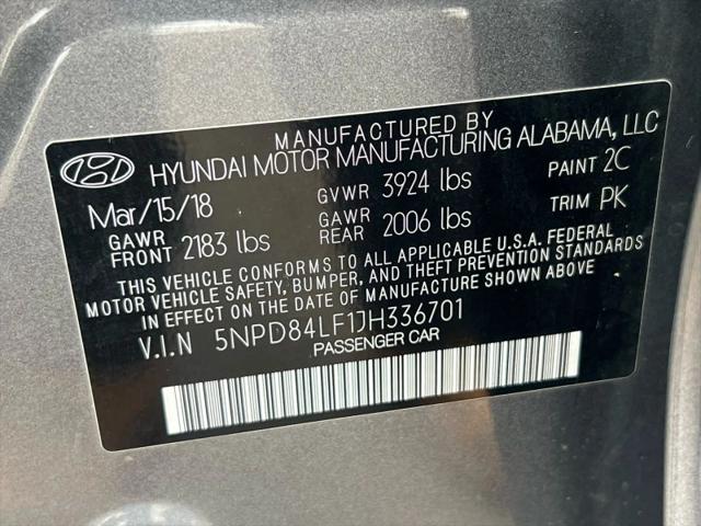 2018 Hyundai Elantra SEL