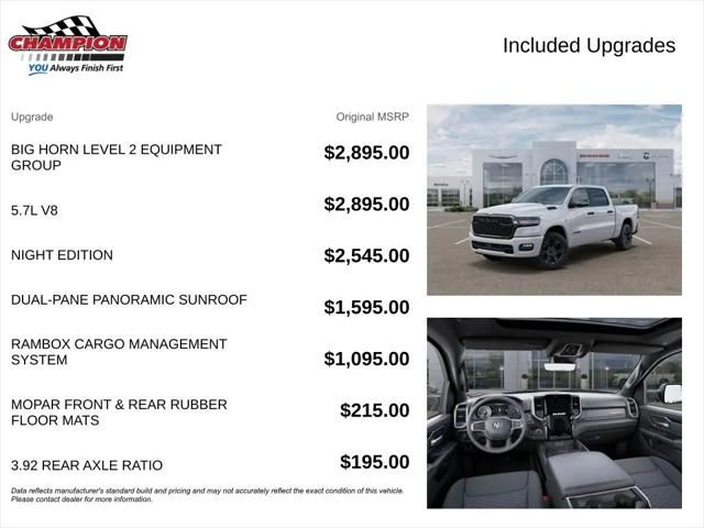 2026 Ram 1500 Big Horn Crew Cab 4x4 5'7" Box