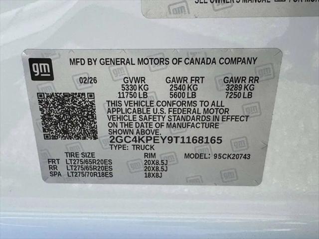 2026 Chevrolet Silverado 2500HD Crew Cab, Standard Bed, LTZ, 4WD