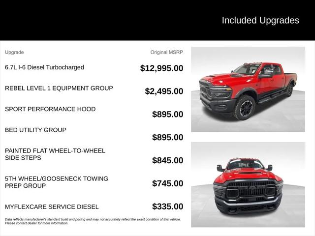 2026 Ram 2500 Power Wagon Rebel Crew Cab 4x4 6'4" Box