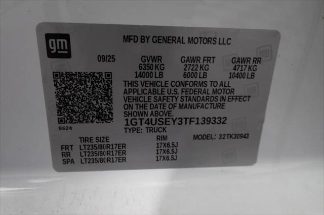 2026 GMC Sierra 3500HD Crew Cab, Long Bed, Pro Dual Rear Wheel, 4WD