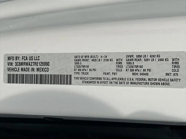 2024 Ram ProMaster Tradesman