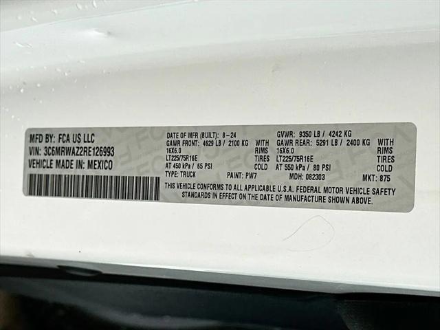 2024 Ram ProMaster Tradesman