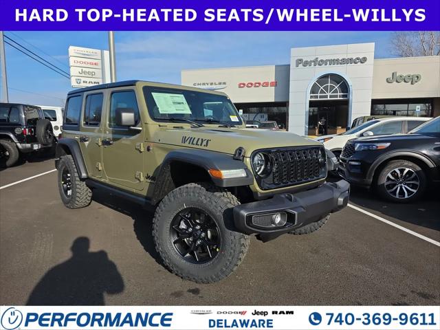 2026 Jeep Wrangler 4-Door Willys 4x4 for sale in Delaware, OH
