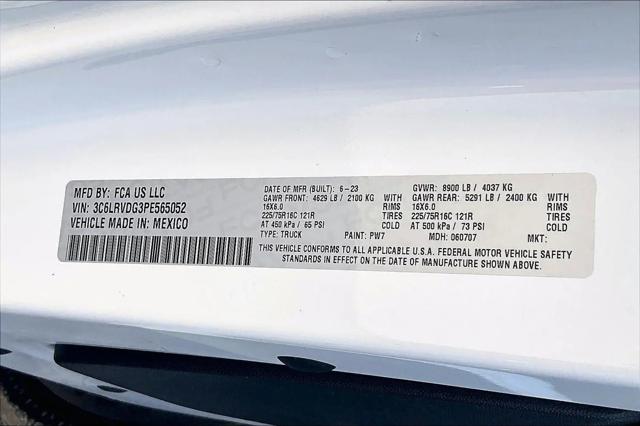 2023 Ram ProMaster 2500 Cargo Van High Roof 159" WB
