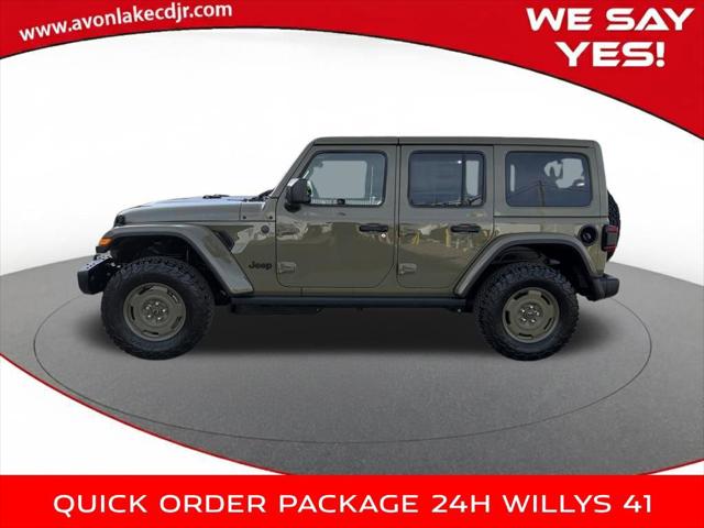 2026 Jeep Wrangler WRANGLER 4-DOOR WILLYS 41 2026 Jeep Wrangler WRANGLER 4-DOOR WILLYS 41