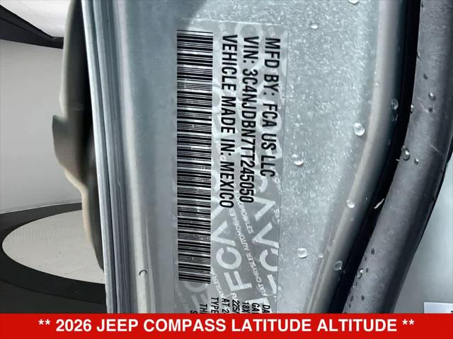 2026 Jeep Compass Latitude Altitude