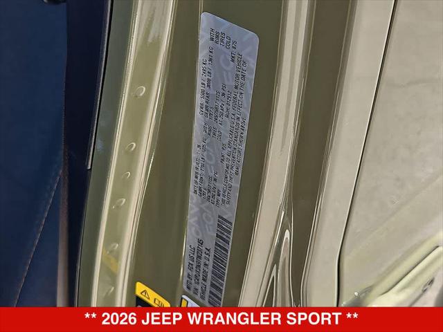2026 Jeep Wrangler 4-Door Sport 4x4