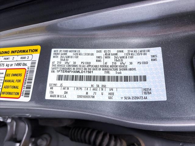 2021 Ford Ranger LARIAT