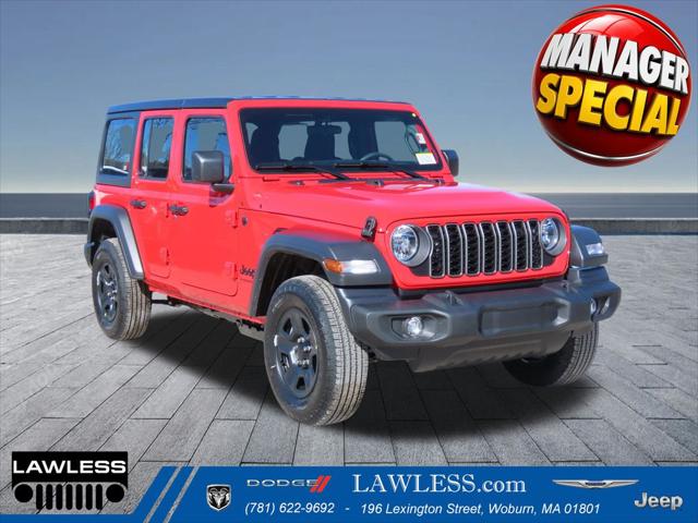 2026 Jeep Wrangler 4-Door Sport 4x4 for sale in Woburn, MA