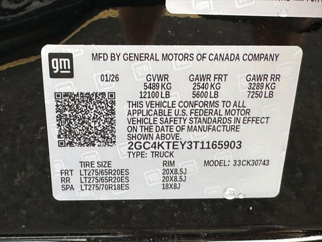 2026 Chevrolet Silverado 3500HD Crew Cab, Standard Bed, LT, 4WD