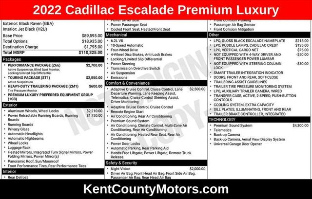 2022 Cadillac Escalade 4WD Premium Luxury for sale in Dover, DE