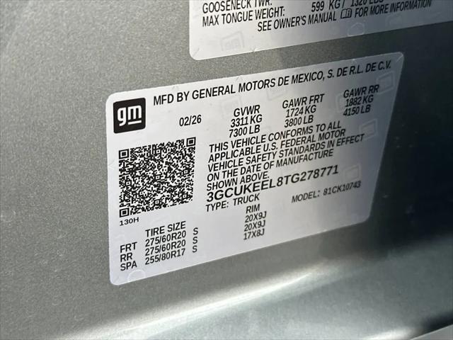2026 Chevrolet Silverado 1500 4WD Crew Cab Standard Bed RST
