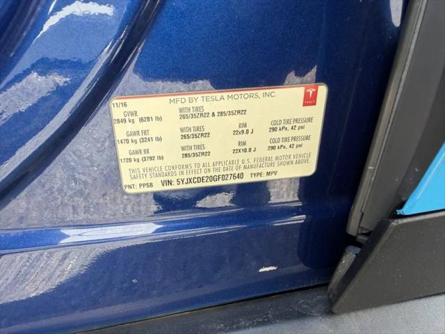 2016 Tesla Model X 75D