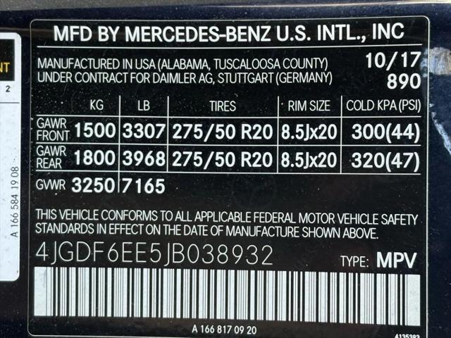 2018 Mercedes-Benz GLS GLS 450 4MATIC